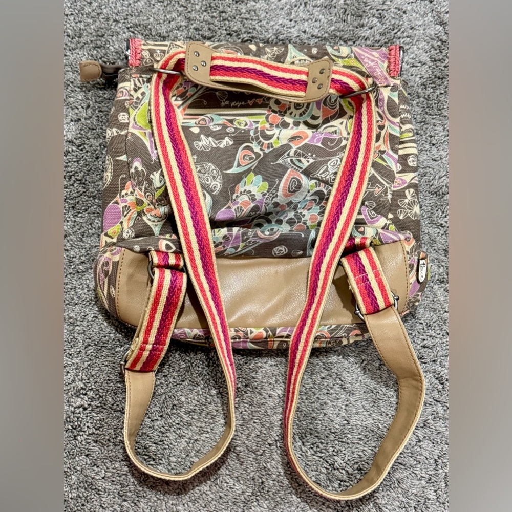 New! Sakroots Artist Circle Convertible Backpack-"Desert Spirit" - Picture 4 of 10